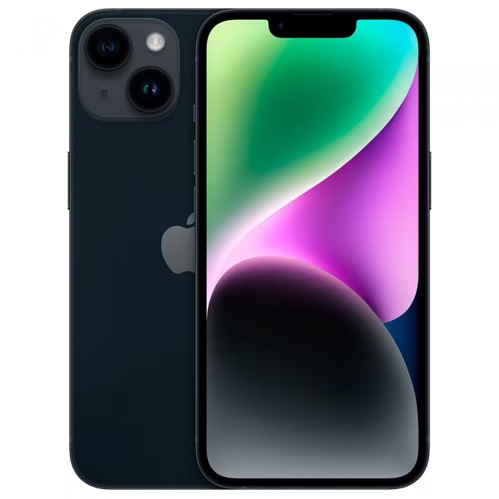 Oferta Relâmpago iPhone 14 Apple 5G, 128GB, Tela de 6,1” Super Retina XDR, Câmera Dupla de 12MP, Câmera frontal de 12 MP, Chip A15 Bionic, Meia Noite Oferta Relâmpago iPhone 14 Apple 5G, 128GB, Tela de 6,1” Super Retina XDR, Câmera Dupla de 12MP, Câmera frontal de 12 MP, Chip A15 Bionic, Meia Noite